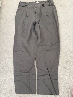 Light gray Casual linen Trousers - Versatile Everyday Pants